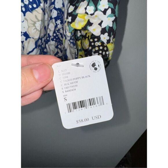 FP Movement Inspire Printed Layer Tee, Faded Poppy Black, Small NWT - Picture 4 of 5